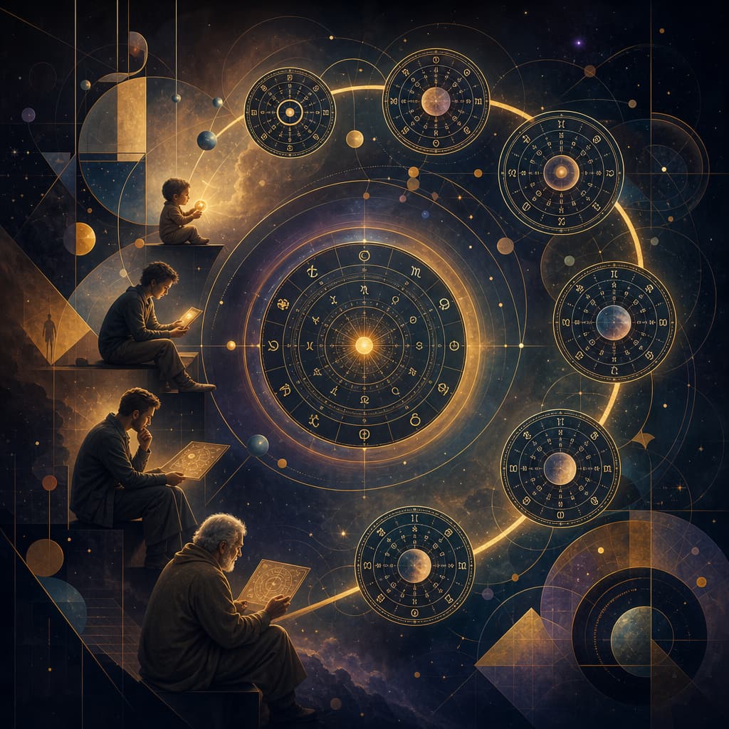 Symbolic Astra artwork for: The chart repeats itself through life