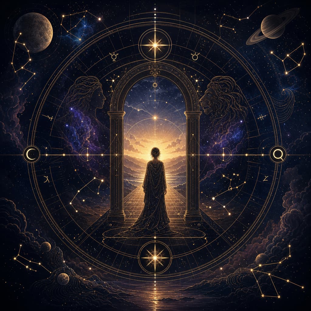 Symbolic Astra artwork for: The Ascendant is the threshold