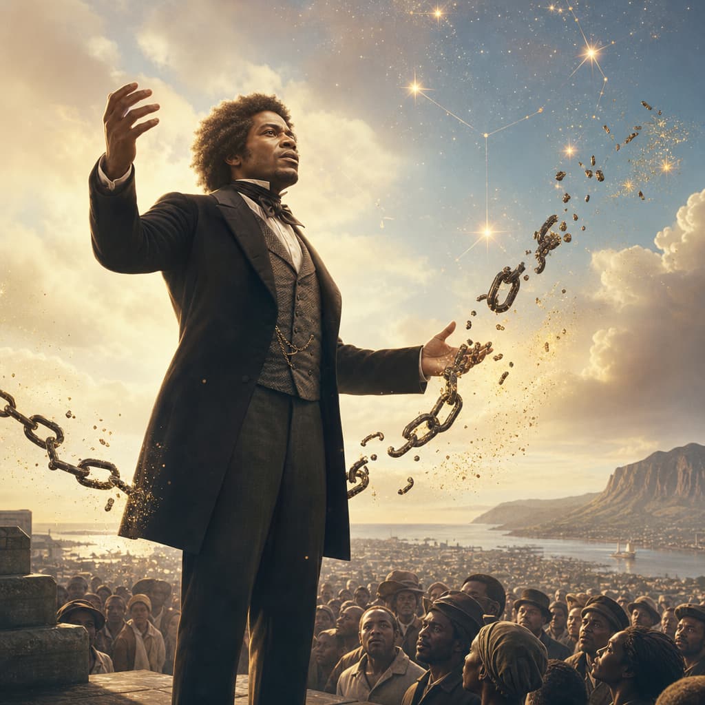 Symbolic Astra artwork for: Frederick Douglass: The self authored into freedom