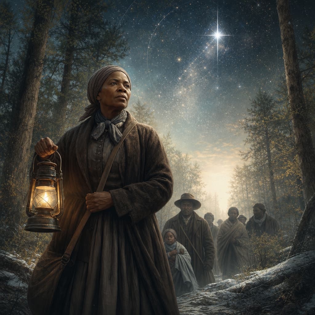 Symbolic Astra artwork for: Harriet Tubman: Guidance by night