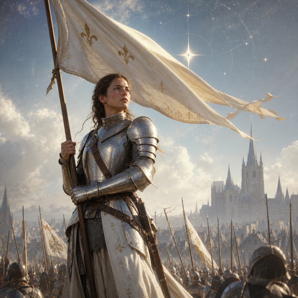 Symbolic Astra artwork for: Joan of Arc: Conviction under fire